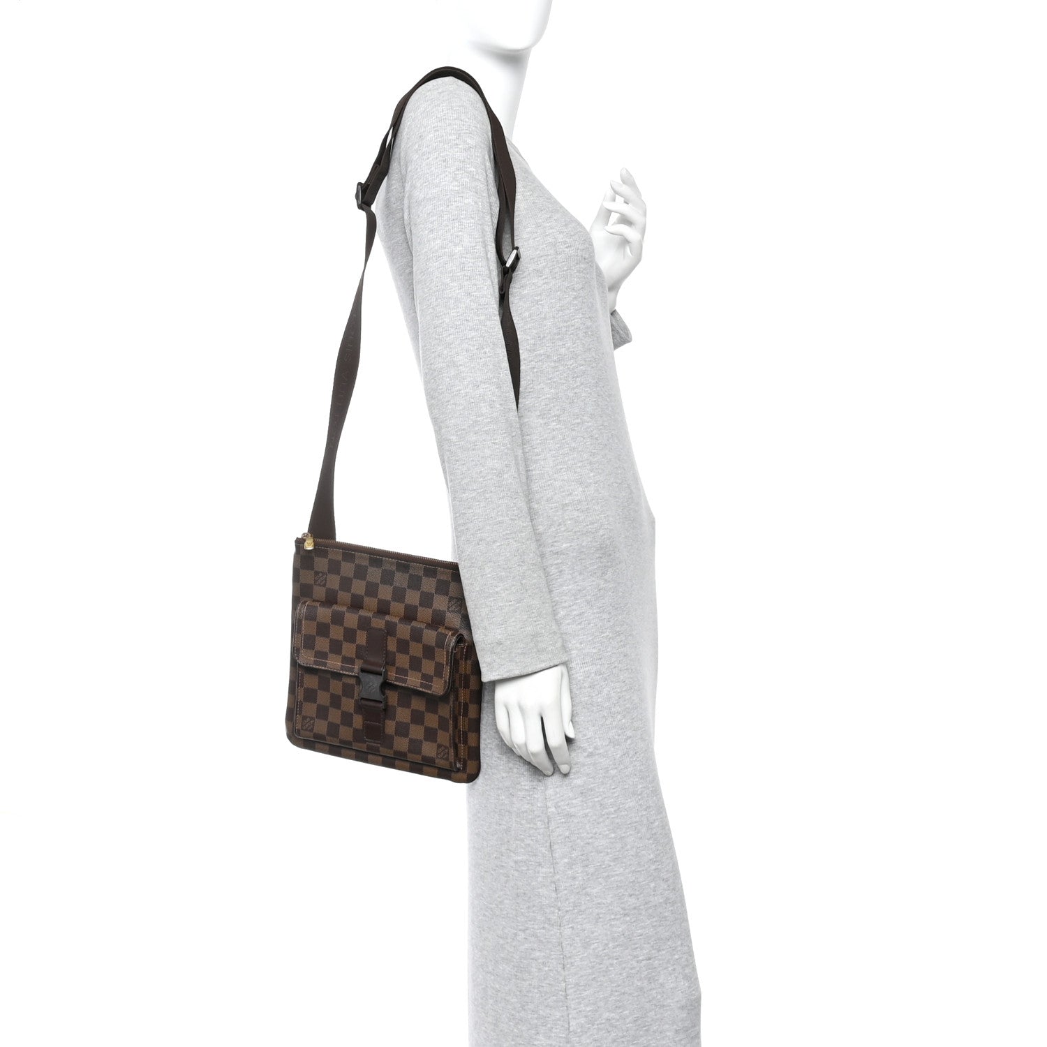 Louis Vuitton Damier Ebene Pochette Melville 2 of 10