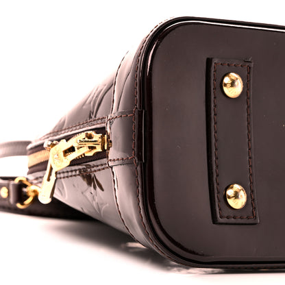 Louis Vuitton Vernis Alma BB Amarante 8 of 9