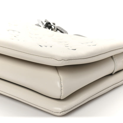 Louis Vuitton Lambskin Embossed Monogram Coussin PM Cream Grey 10 of 10