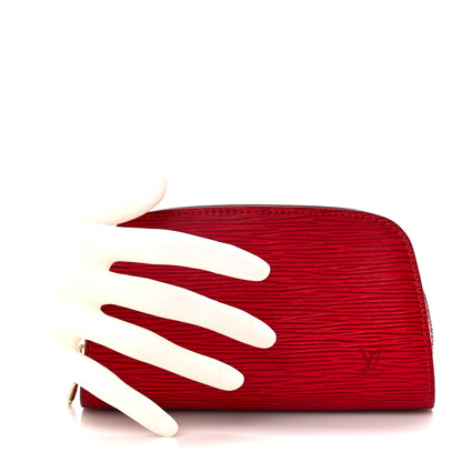 Louis Vuitton Epi Cosmetic Pouch Coquelicot 2 of 11
