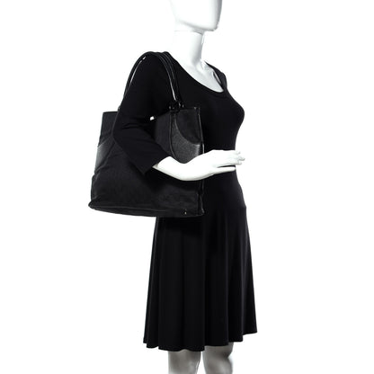 Gucci Monogram Signature GG Tote Black 2 of 9