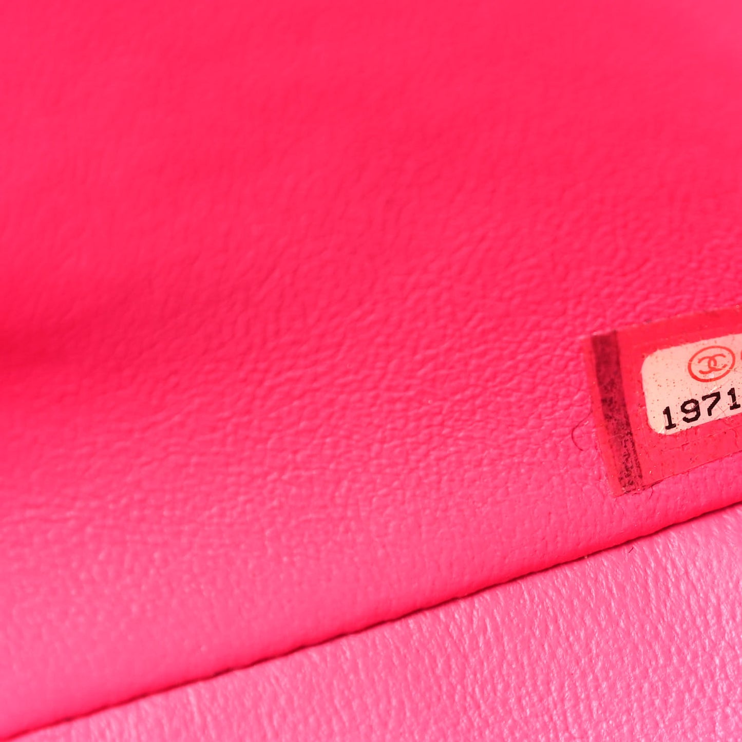Lambskin Quilted Mini Rectangular Flap Pink