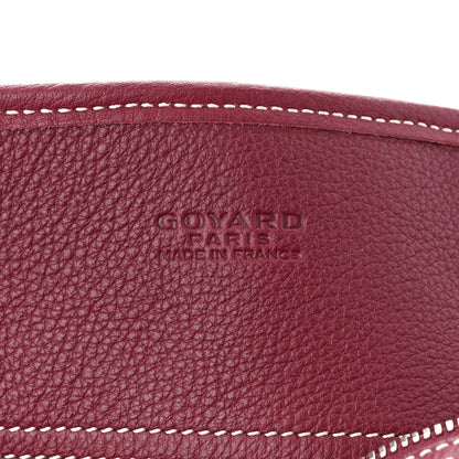 Goyard Goyardine Sac Hardy Pet Carrier PM Burgundy 7 of 14