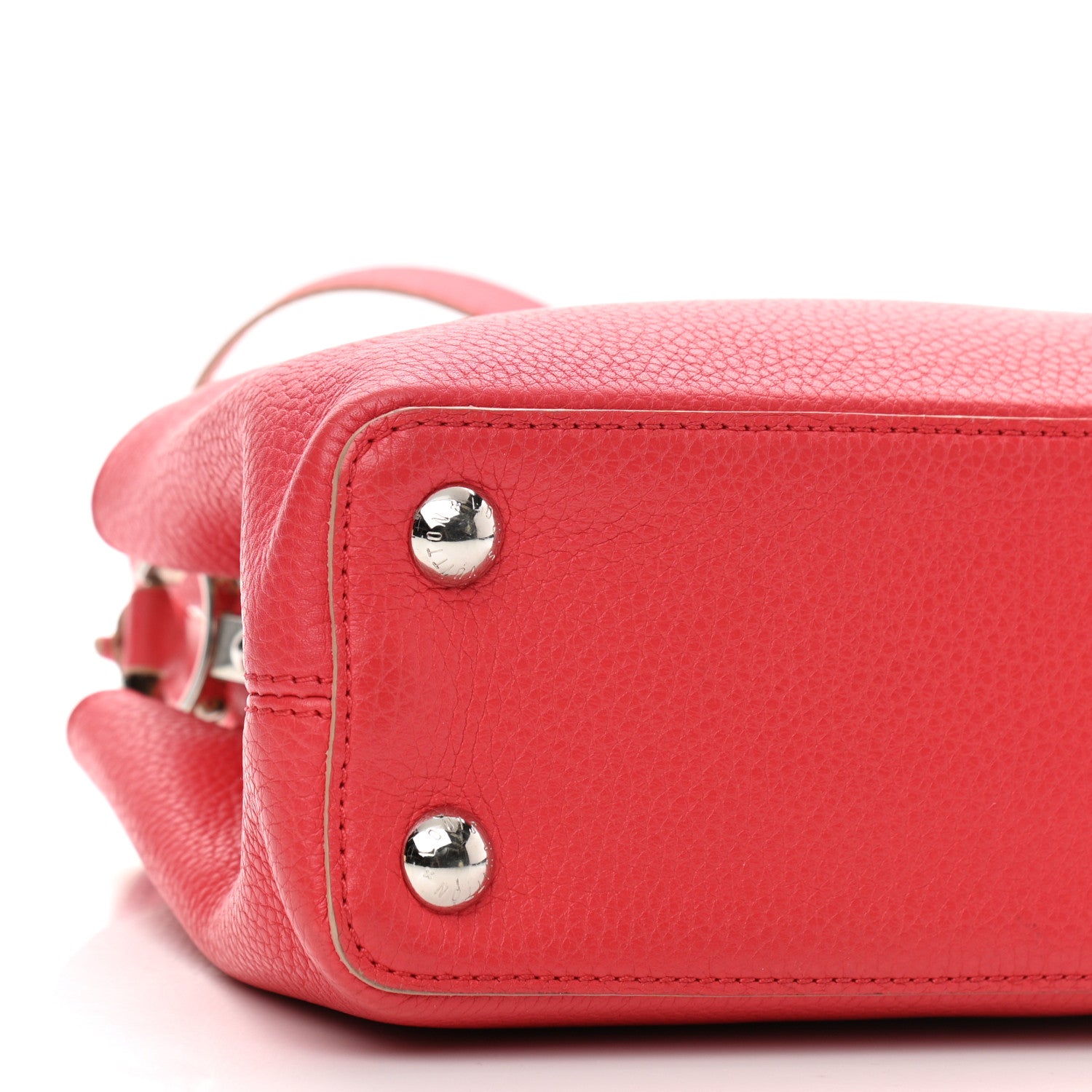 Louis Vuitton Taurillon Capucines BB Rose Litchi 8 of 10