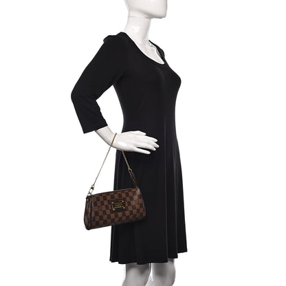 Louis Vuitton Damier Ebene Eva Clutch 2 of 10