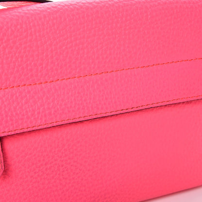 Burberry Calfskin Smooth Grain Small Burleigh Crossbody Bag Neon Pink 15 of 15