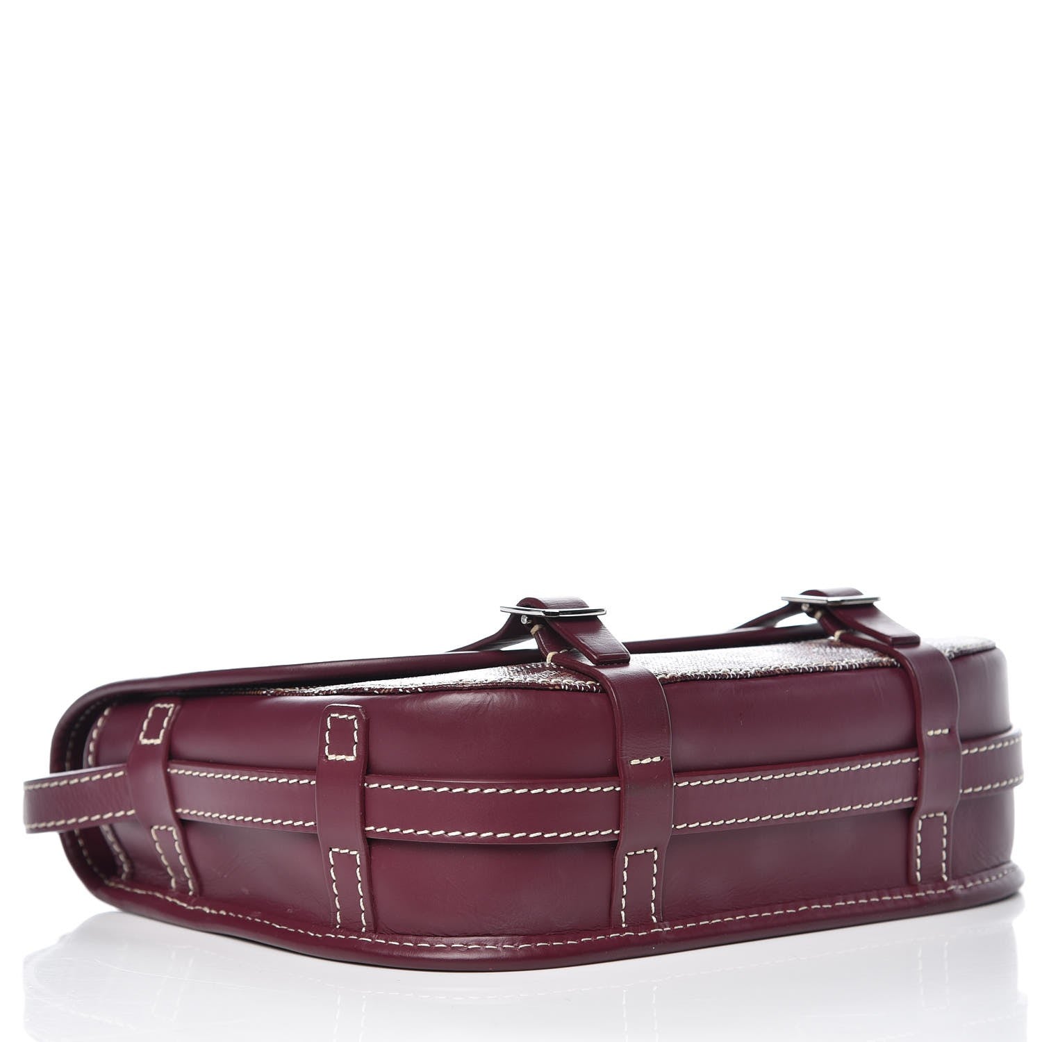Goyard Goyardine Belvedere PM Messenger Bag Burgundy 4 of 7