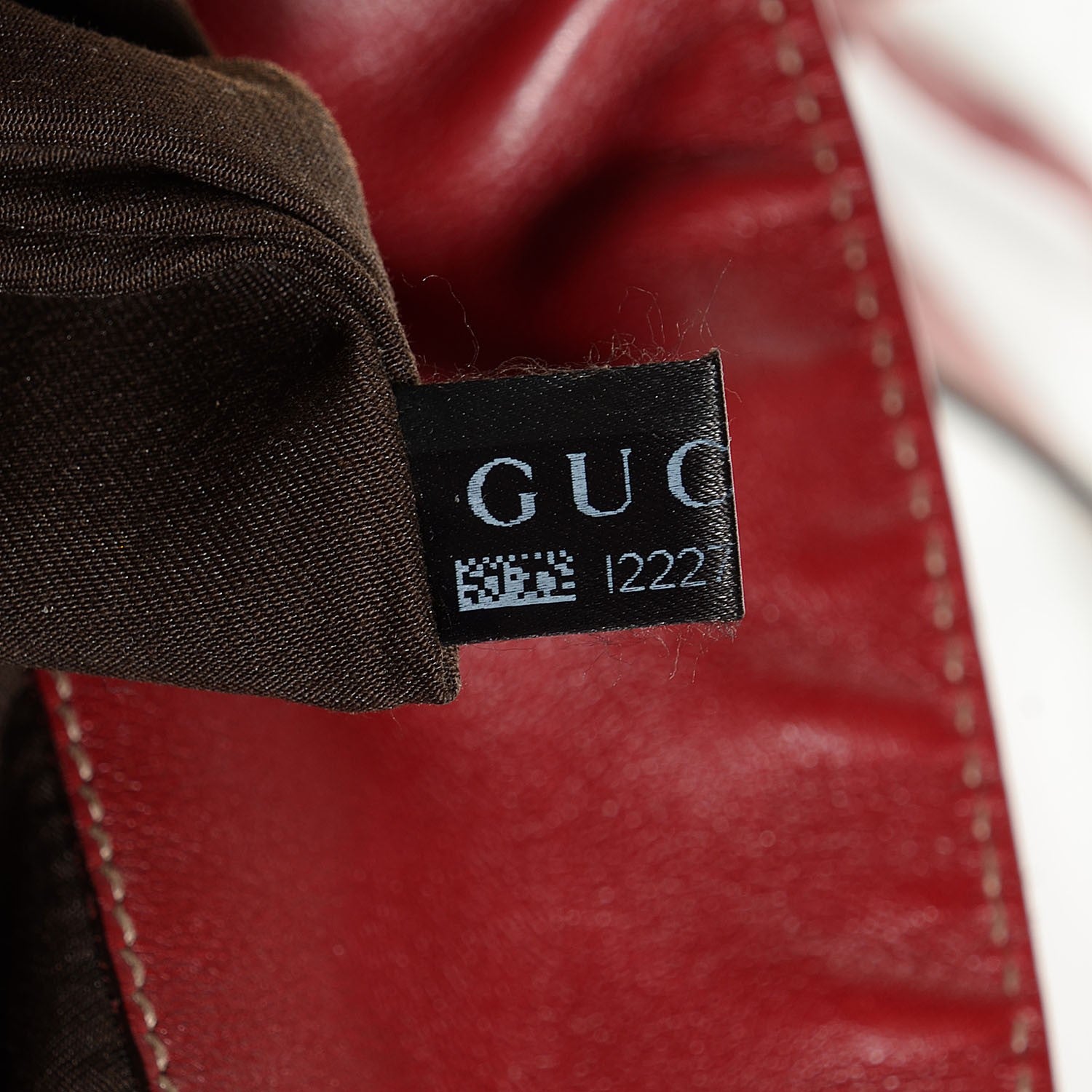 Gucci Monogram Python Large Unicef Indy Top Handle Hobo Red 8 of 9