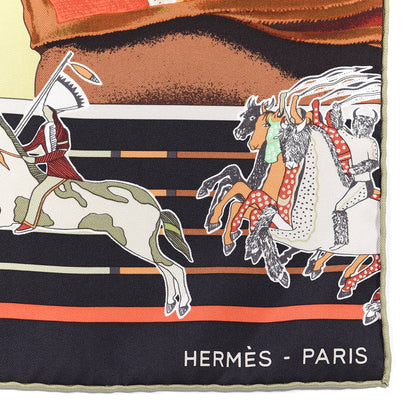 Hermes Silk Carre En Carres Scarf 90 2 of 4