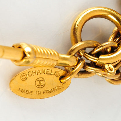 Chanel Loupe Magnifying Glass Double Chain Necklace Gold 4 of 4