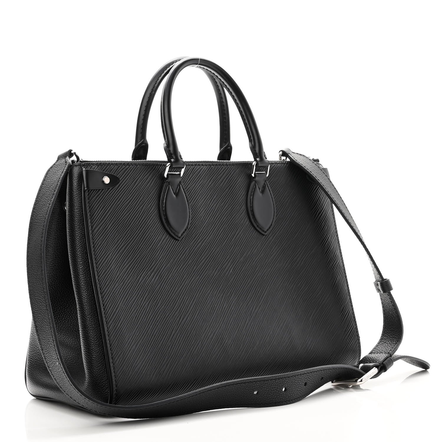 Louis Vuitton Epi Grenelle Tote MM Black 3 of 9