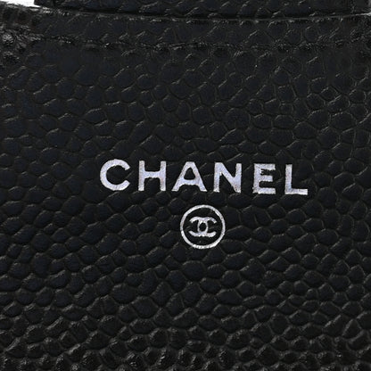 Chanel Caviar Quilted Flap Card Holder Black 6 of 9