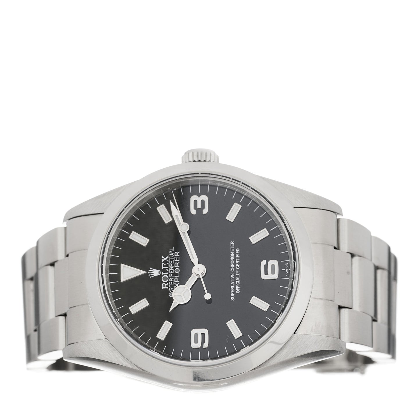 Stainless Steel 36mm Oyster Perpetual Explorer Watch Black 14270