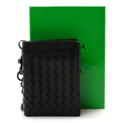 Bottega Veneta Intrecciato Wallet With Chain Black 8 of 8