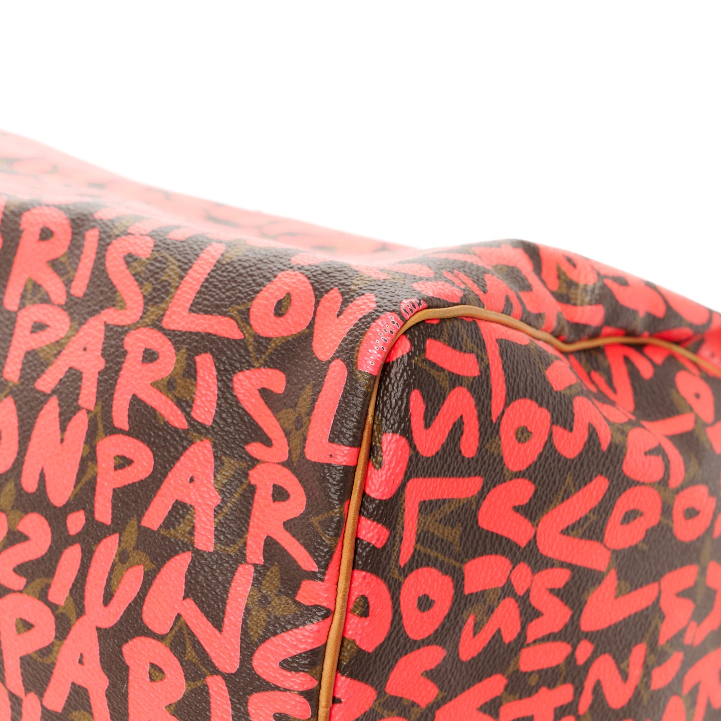 Monogram Graffiti Speedy 30 Fuchsia