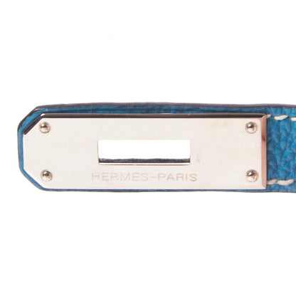Hermes Togo Birkin 30 Blue Jean 25 of 29