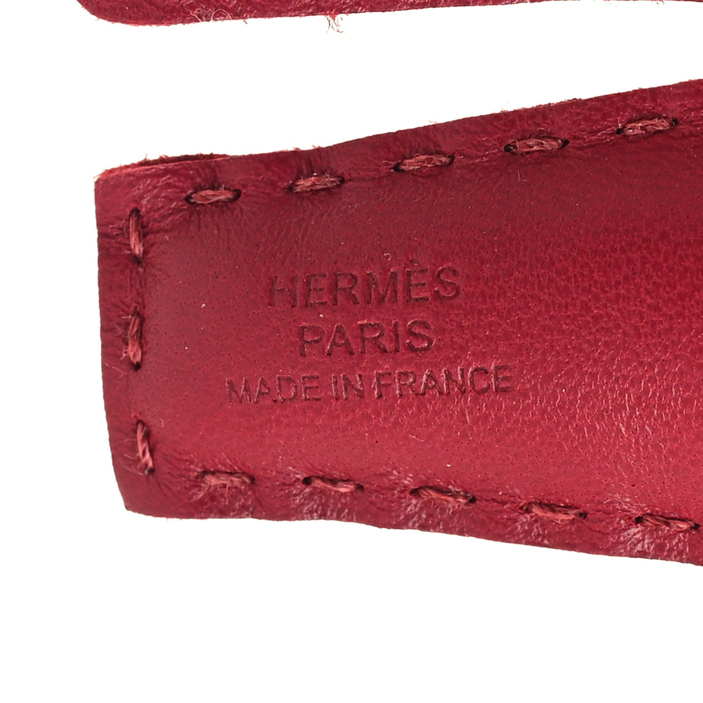 Milo Lambskin Rooroo Bag Charm Rouge H Rose Ete