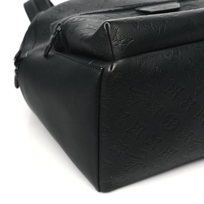 Louis Vuitton Calfskin Monogram Shadow Discovery Backpack Black 8 of 9