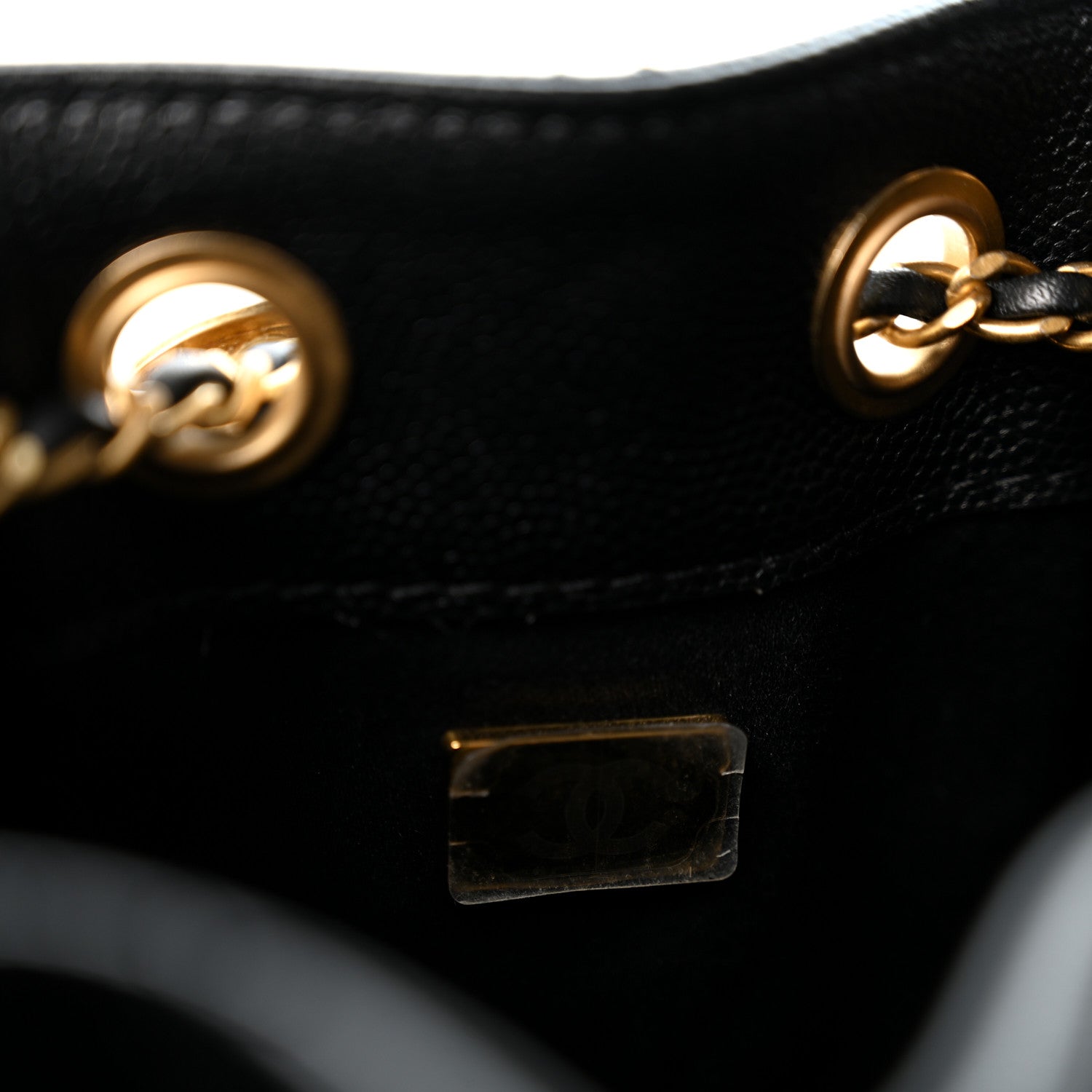 Chanel Caviar Quilted Mini Chanel 25 Handbag Black 7 of 11