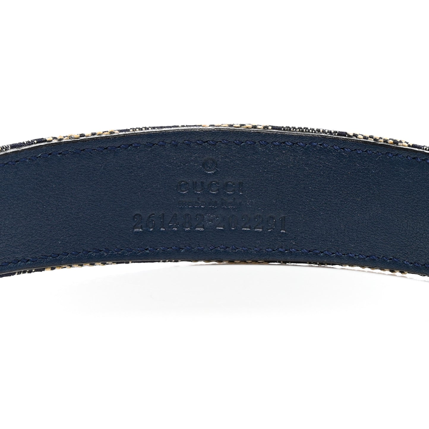 Monogram Web Interlocking G Headband Blue
