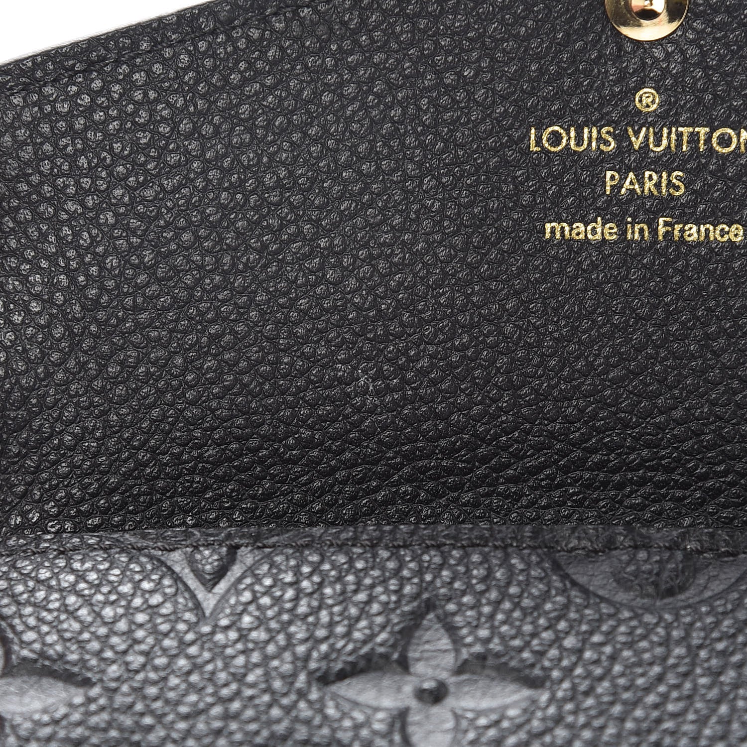 Louis Vuitton Empreinte Key Pouch Black 8 of 8