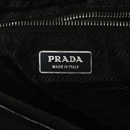 Prada Tessuto Nylon Shoulder Bag Black 5 of 10