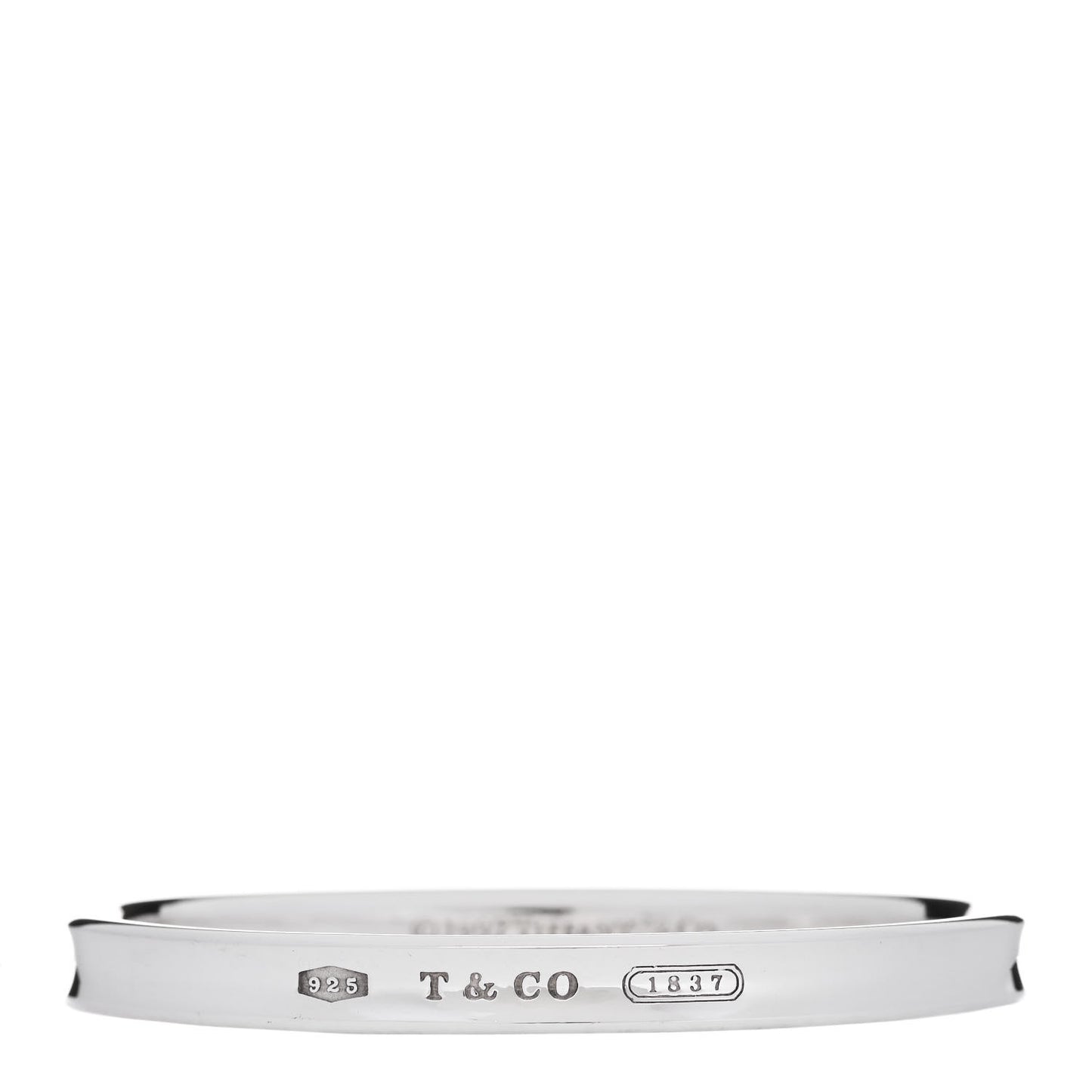 Sterling Silver Narrow 1837 Bangle Bracelet