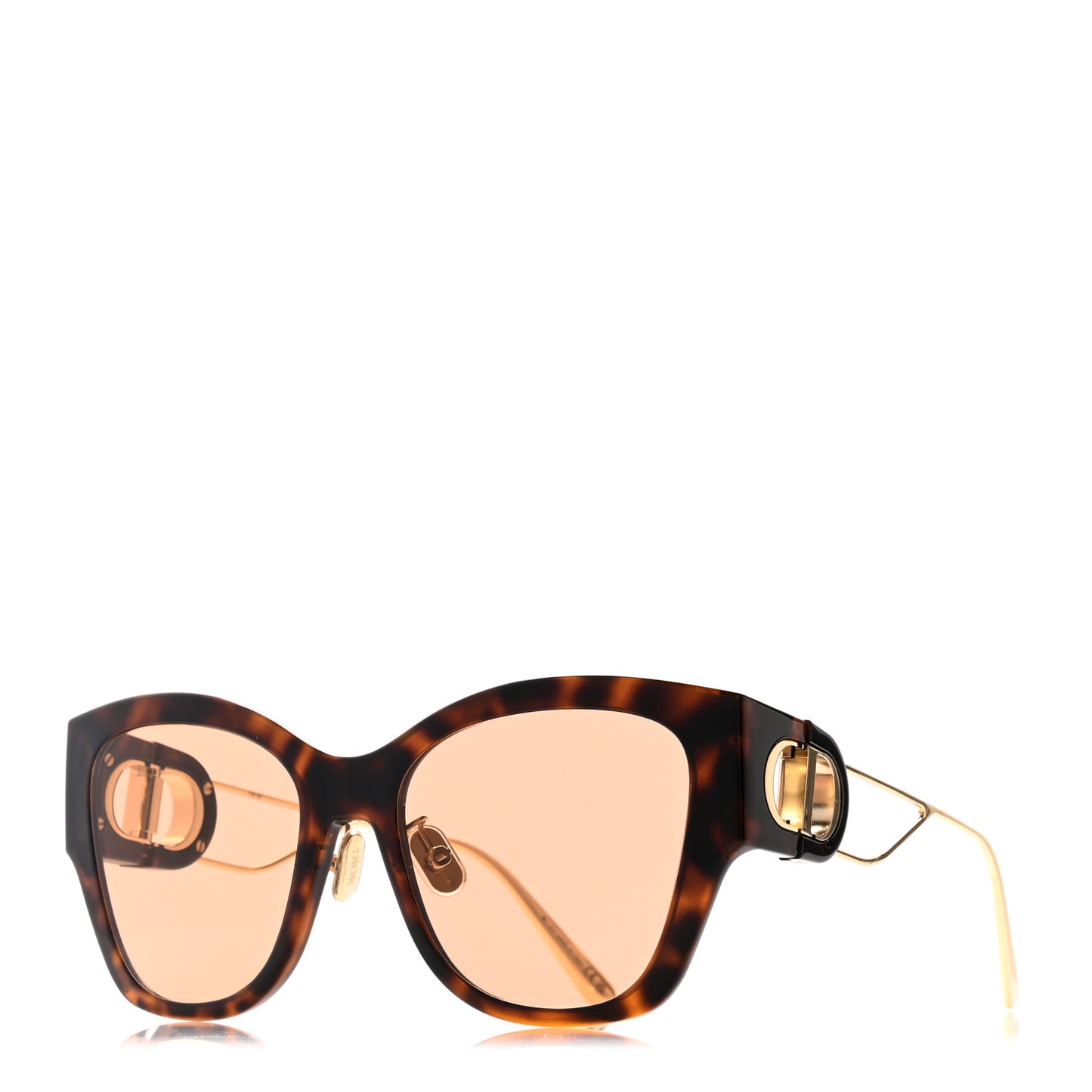 Rectangular 30 Montaigne 1 Sunglasses Tortoise