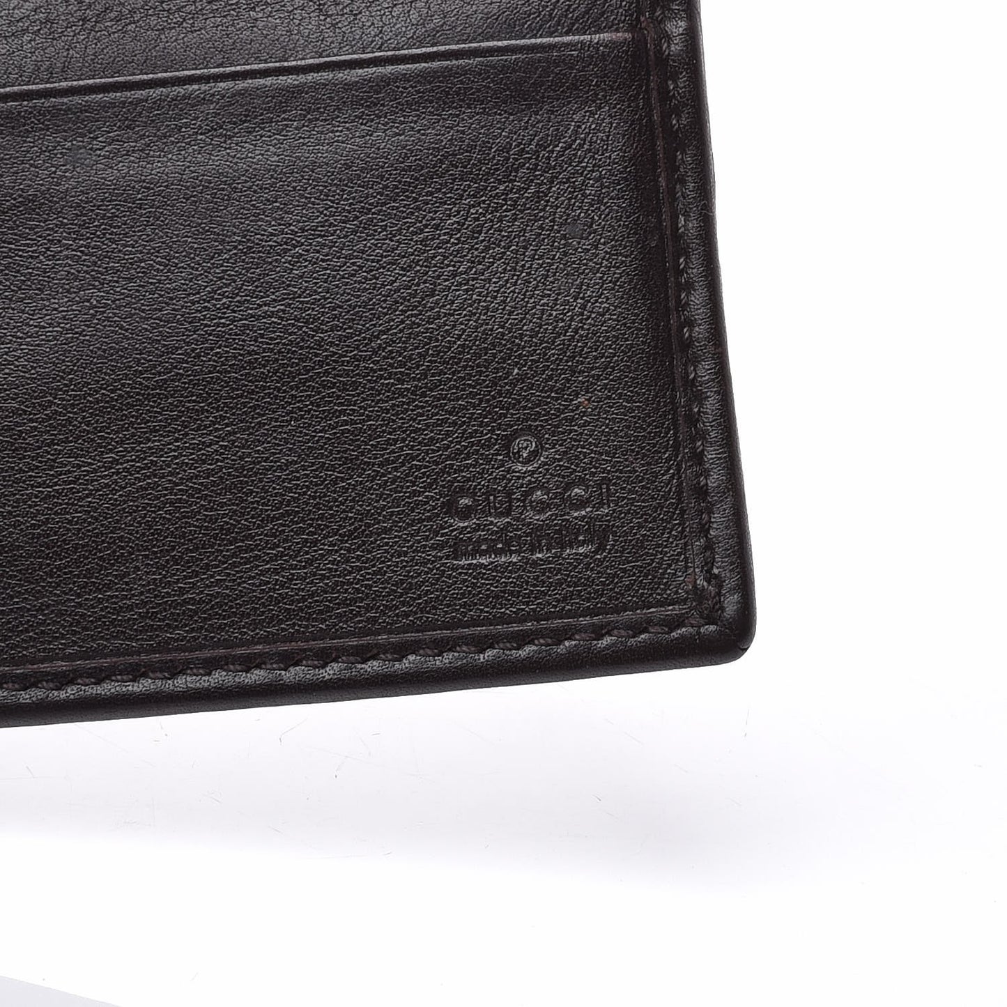 Guccissima Web Bi-Fold Wallet Brown