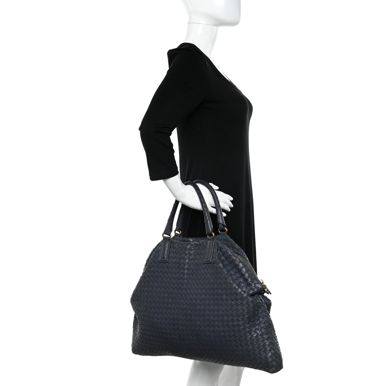 Bottega Veneta Nappa Intrecciato Maxi Convertible Tote Tourmaline 2 of 12