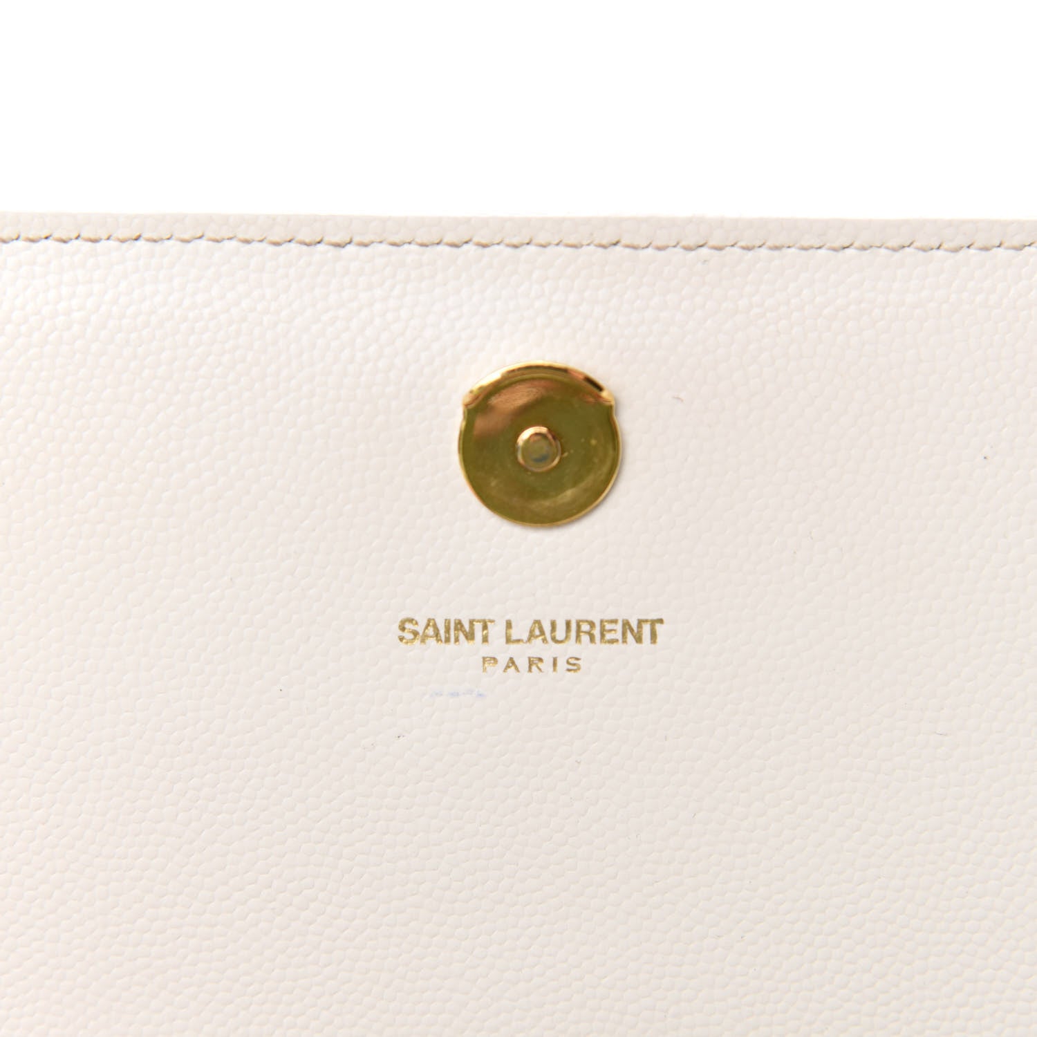 Saint Laurent Grain De Poudre Medium Classic Monogram Kate Satchel Porcellana 11 of 12
