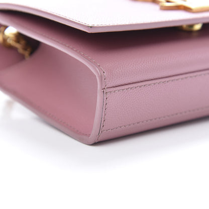 Saint Laurent Grain De Poudre Small Classic Monogram Kate Satchel Old Rose 9 of 14