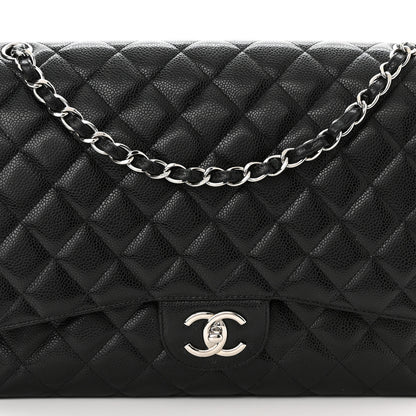 Chanel Caviar Quilted Maxi Double Flap Black 5 of 16