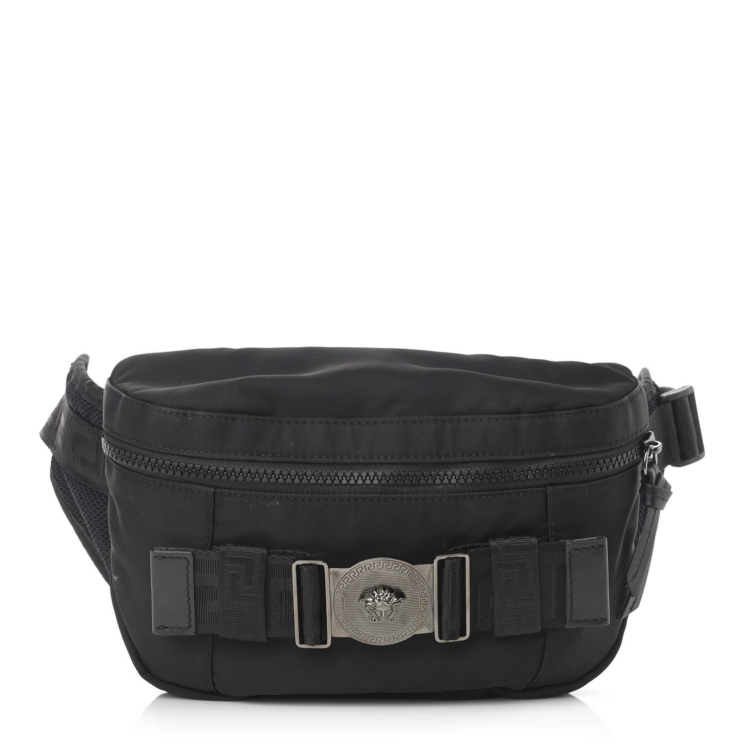 Versace Nylon Palazzo Medusa Belt Bag Black 1 of 13