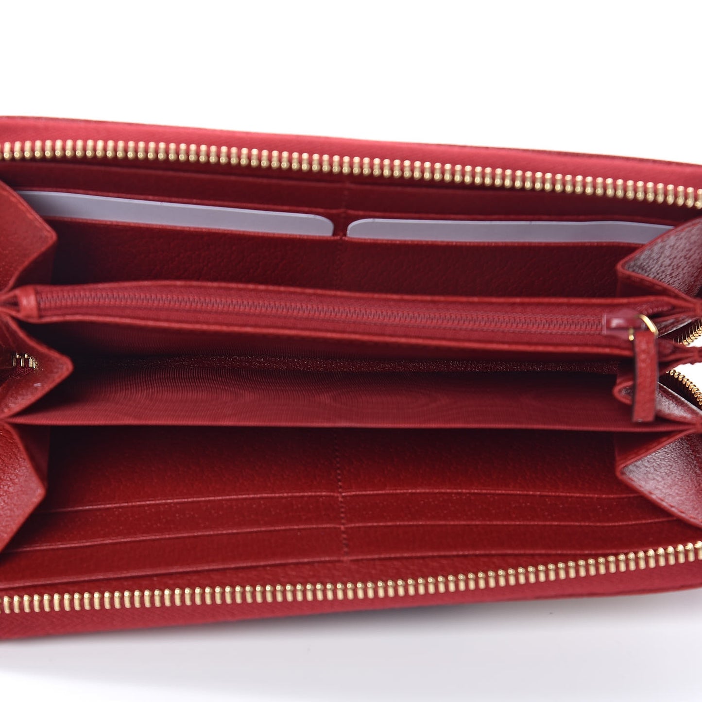Canvas Sylvie Stripe Logo Zip Around Wallet Mystic White Hibiscus Red Maritime