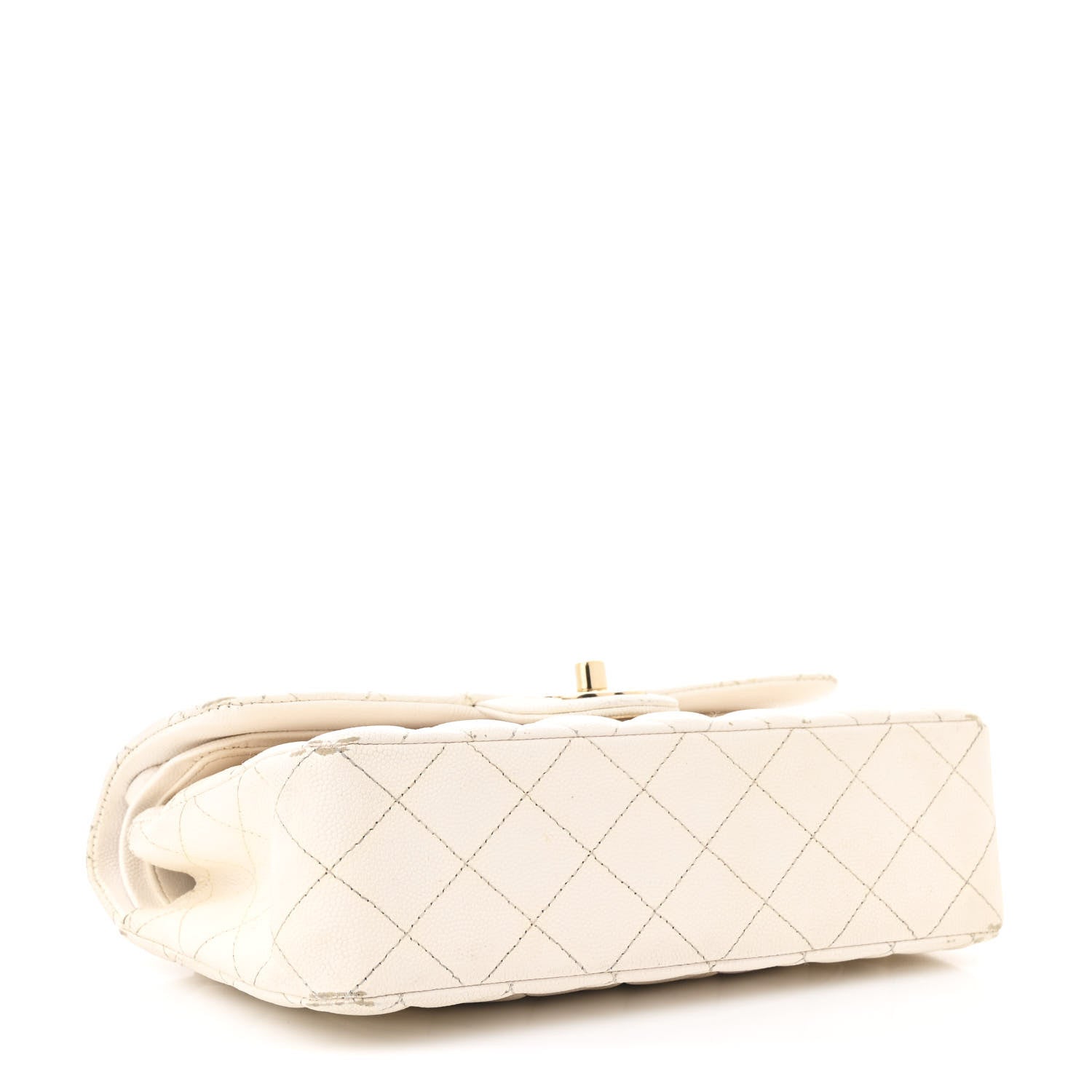 Chanel Caviar Quilted Small Double Flap White 4 of 15