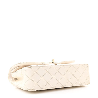 Chanel Caviar Quilted Small Double Flap White 4 of 15