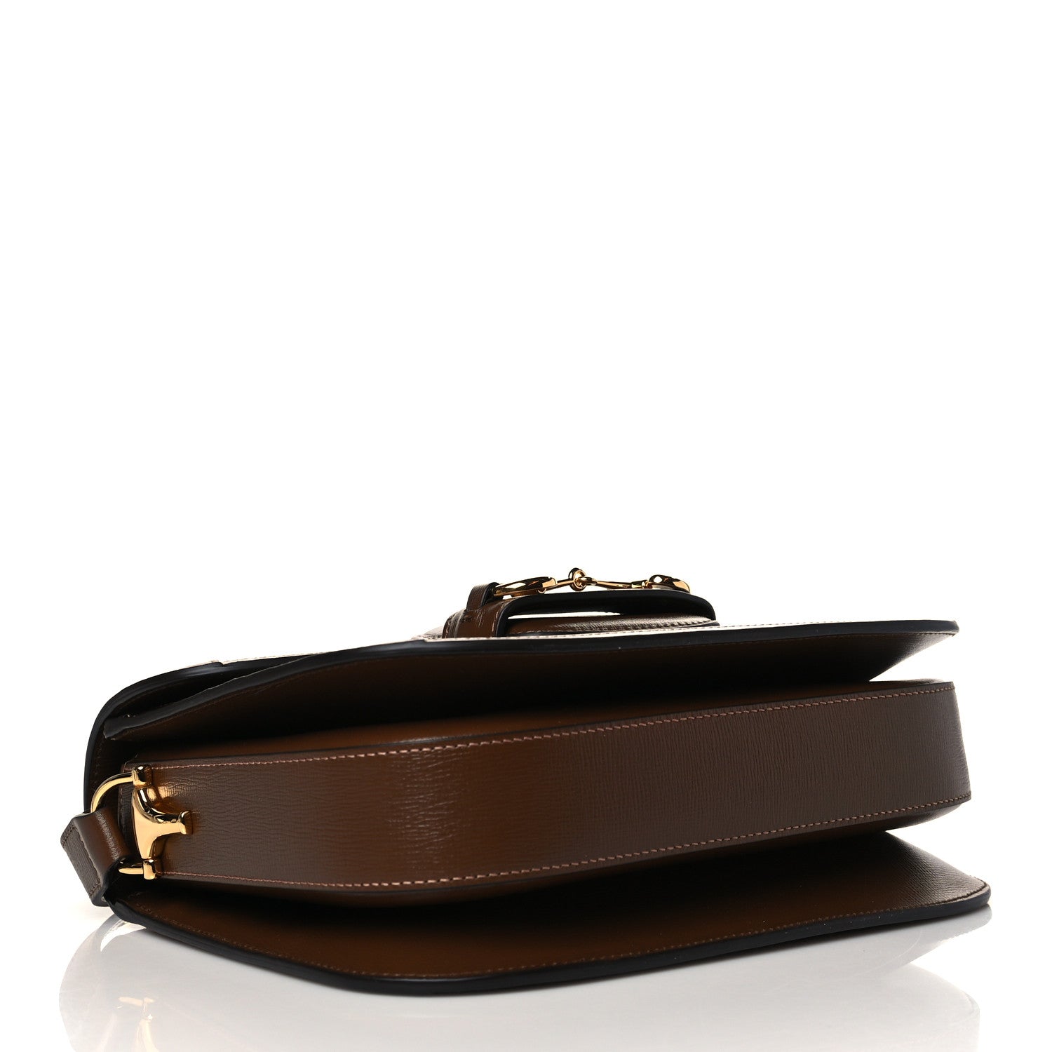 Gucci GG Supreme Monogram Horsebit 1955 Shoulder Bag Beige Brown Sugar 4 of 10