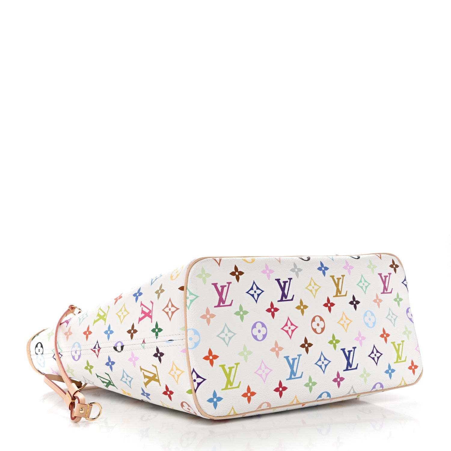 Louis Vuitton LV X TM Monogram Multicolor Neverfull MM White 4 of 10