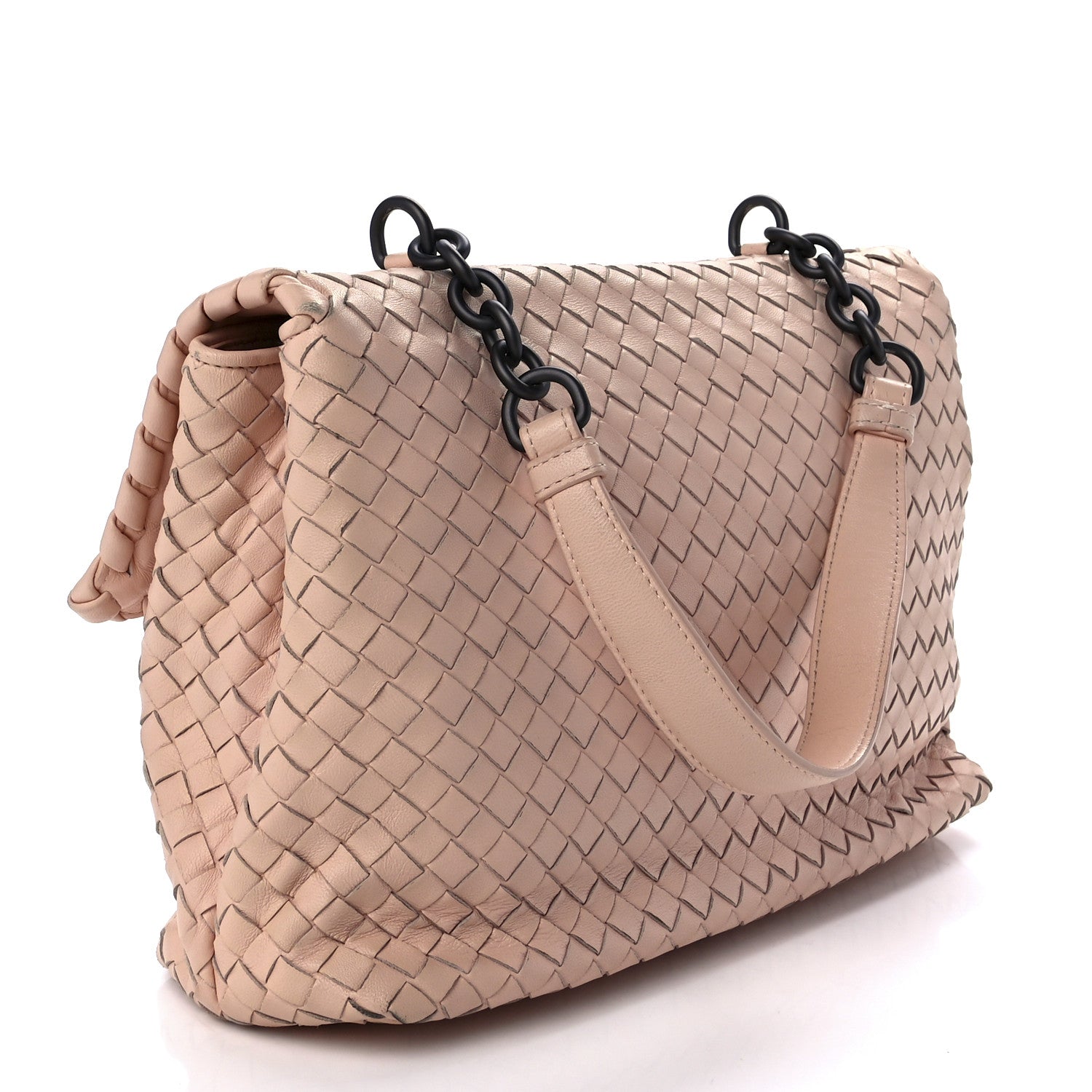 Bottega Veneta Nappa Intrecciato Baby Olimpia Shoulder Bag Petale 3 of 13