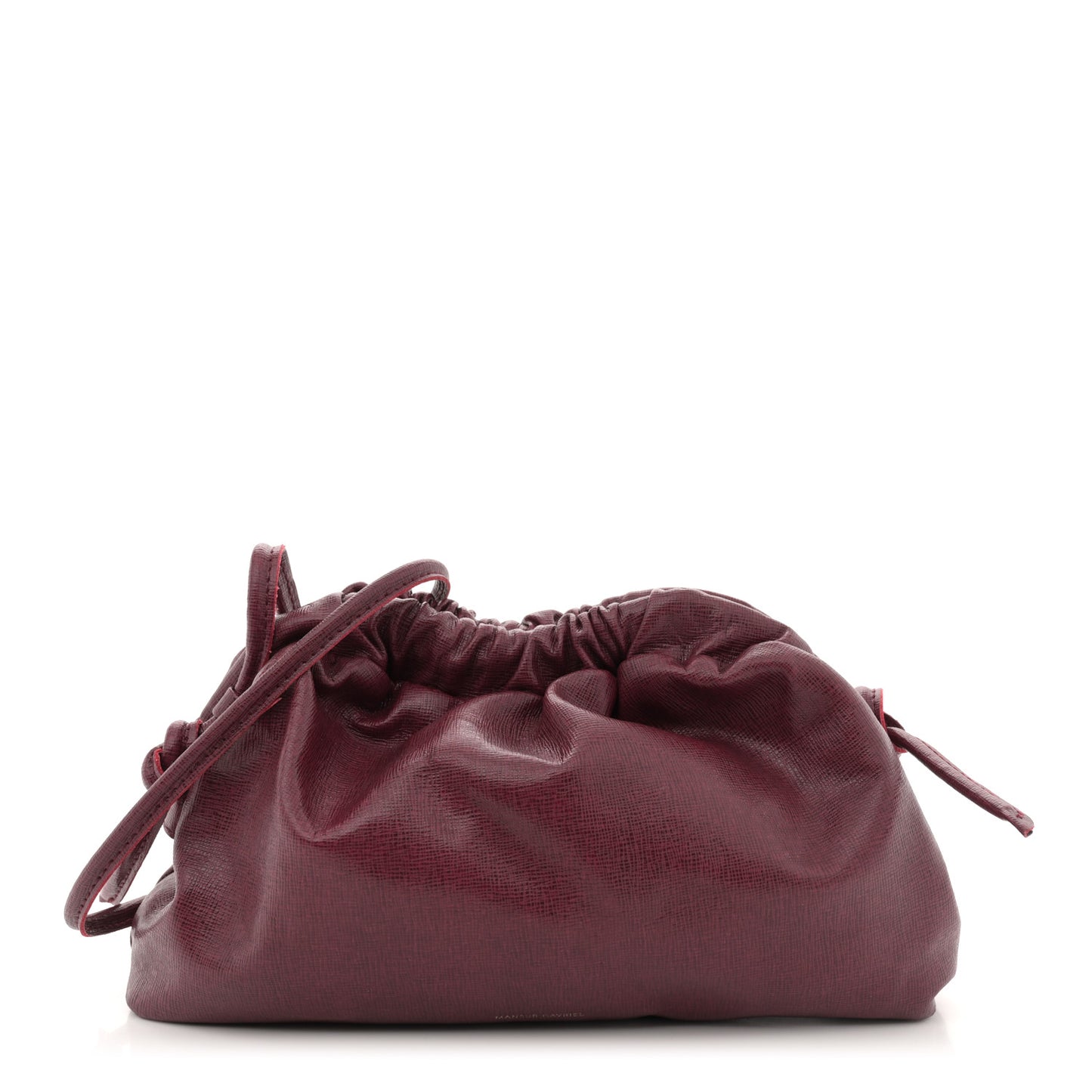 Saffiano Cloud Clutch Claret
