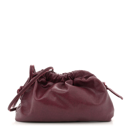 Mansur Gavriel Saffiano Cloud Clutch Claret 1 of 9