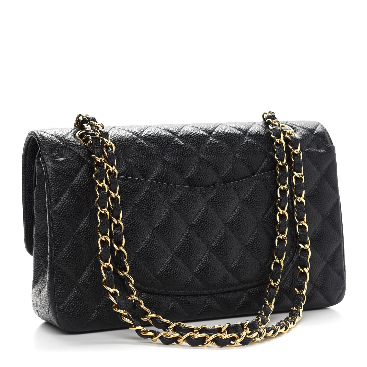 Chanel Caviar Quilted Medium Double Flap Black 3 of 10
