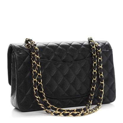 Chanel Caviar Quilted Medium Double Flap Black 3 of 10