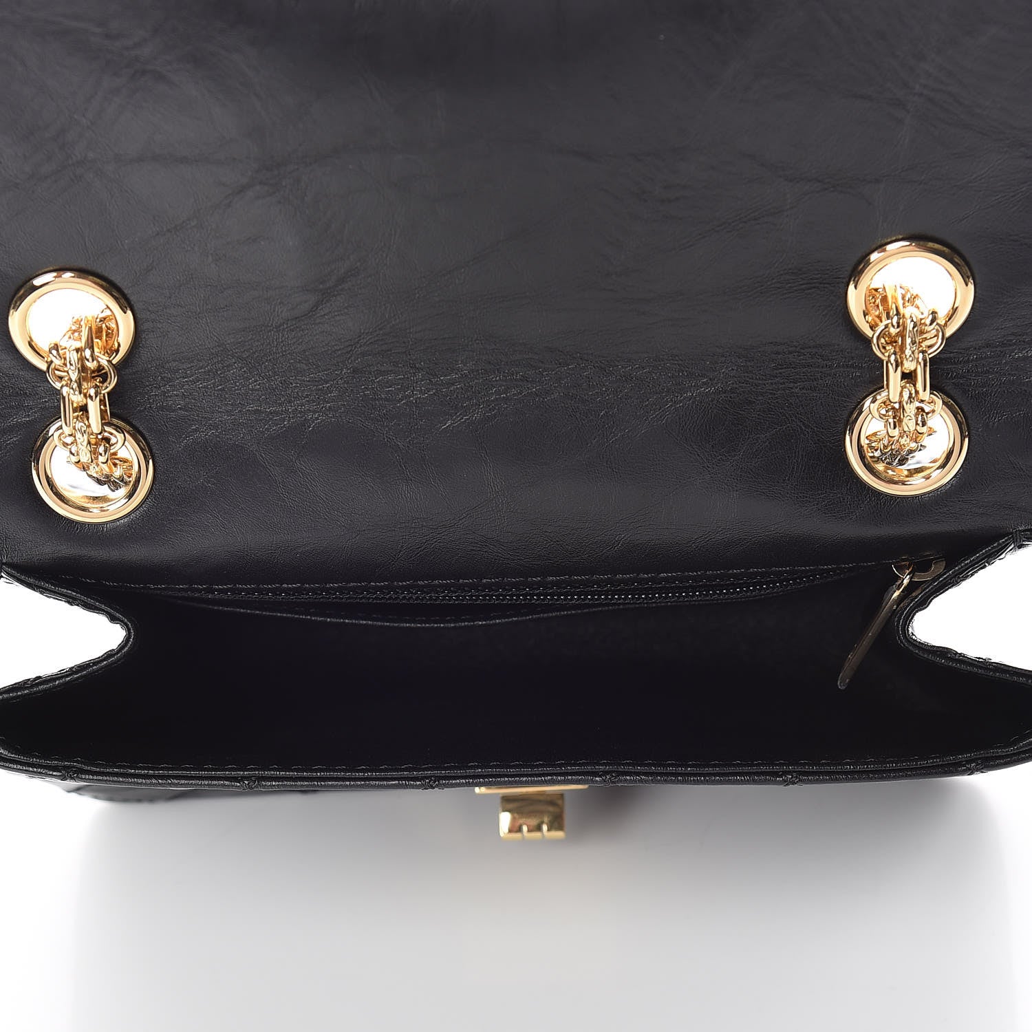 Chanel Aged Calfskin Quilted 2.55 Reissue Mini Flap Black 5 of 11