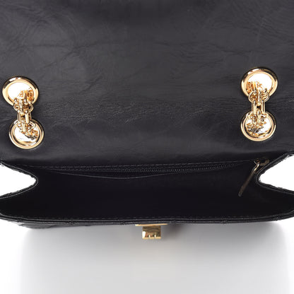 Chanel Aged Calfskin Quilted 2.55 Reissue Mini Flap Black 5 of 11