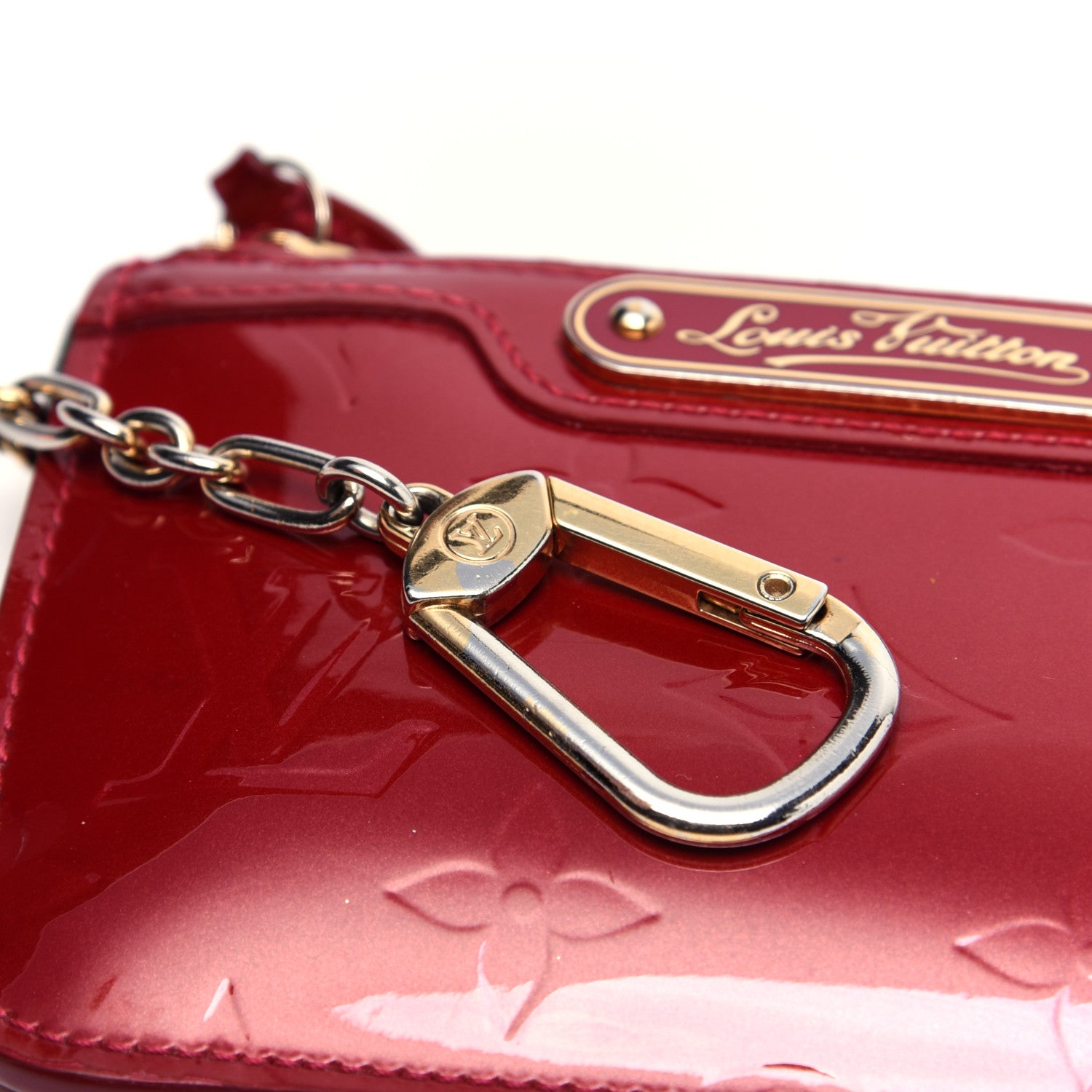 Louis Vuitton Vernis Key Pouch Pomme D'Amour 9 of 10