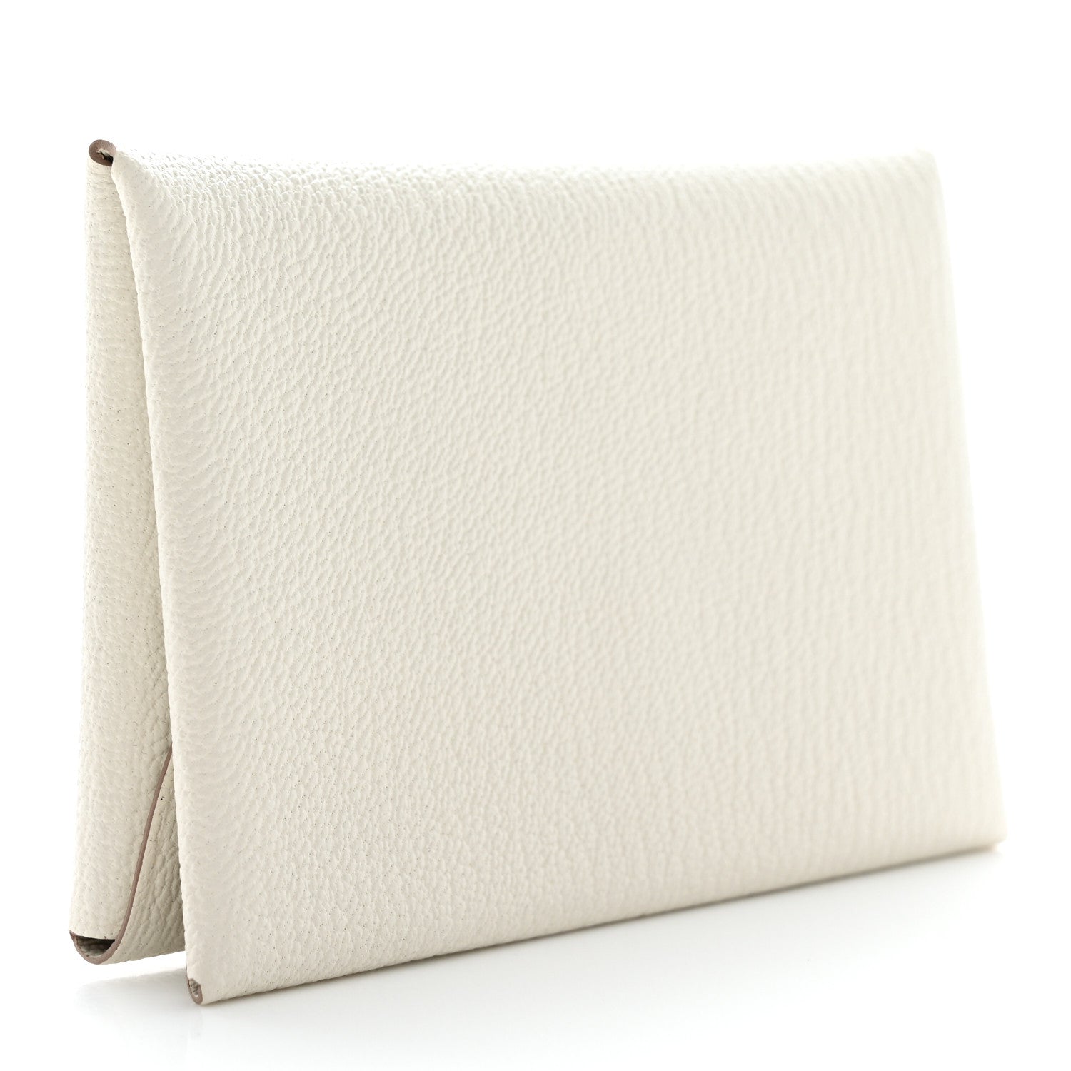 Hermes Chevre Mysore Calvi Duo Card Case Mushroom 3 of 9