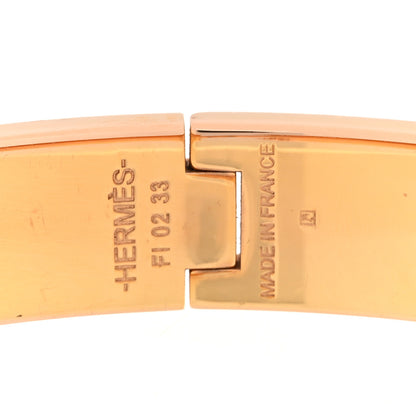 Hermes Enamel Narrow Clic Clac H Bracelet PM White 4 of 5