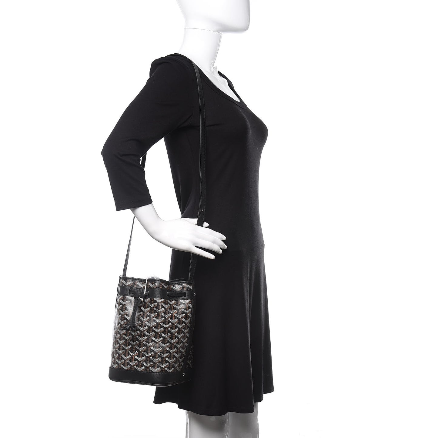 Goyardine Petit Flot Black